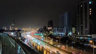 Rainy City Night Ambience 🌧️ | Relaxing Urban Rain Sound