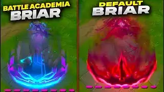 NEW BRIAR SKIN IS INSANE! I WAS THE FIRST TO PLAY BATTLE ACADEMIA BRIAR!