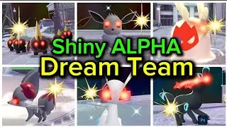 I SHINY HUNTED For My Alpha Dream Team in the MEGA DIMENSIONS DLC ✨️