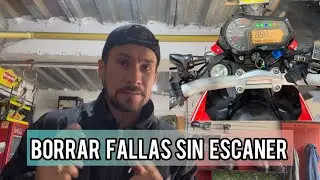 Eliminar el check engine sin esc&aacute;ner // Benelli 