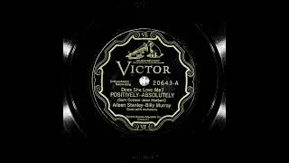 Aileen Stanley And Billy Murray: Does She Love Me? (Positively, Absolutely) (Victor 20643)