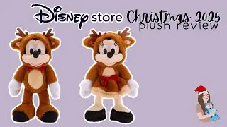 рождественские плюшевые игрушки Disney Store | обзор плюша Диснея {влогмас, день 8}