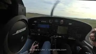 Diamond DA40TDI G1000 Coburg Approach + Landing
