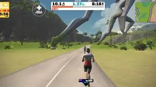 Zwift Android 9.0 running Samsung Galaxy A50 Stryd FP / TickrX HR Outdoor