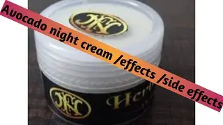 Review of Avocado 🥑 night cream effects &side effects