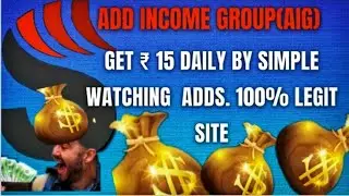 ADD INCOME GROUP (AIG) ONLINE EARNING SITES