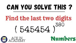 Can you find the last two digits | Number System | Quantitative Aptitude | Entrance Exams