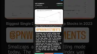 SELL OFF IN MID AND SMALL CAPS #pnwinvestments #stockmarket #midcap100 #smallcapstocks