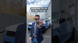 Unwrapping A #RangeRover 😍 #shorts #asmr #luxurysuv #cars #unwrapping #landrover
