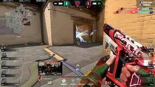 LOUD Cauanzin ACE clutch in pistol round vs MIBR | VCT Americas