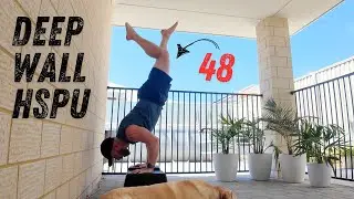 Handstand Push Ups - Learn Strict Full Range Using the Wall