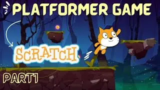 How to make a platformer game in Scratch? | Beginner's tutorial