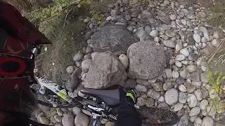 Edmonton Mountain Biking: Me in Double Black Diamond Widower's Mom Trail, Sept. 27, 2015