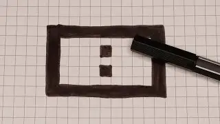 DIY Handmade Drawing Pixel Art | How to draw a cute Snowman Badge | Christmas Draw with me
