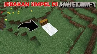 CARA MEMBUAT JEBAKAN SIMPEL DI MINECRAFT DENGAN CHEST! | Minecraft Indonesia