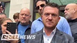 RAW: Tommy Robinson speaks out after facing charges under Terrorism Act