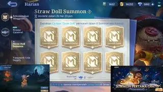 HOW TO GET THE LATEST 2023 CYCLOPS HALLOWEEN SKIN STRAW DOLL SUMMON MLBB EVENT CYCLOPS DRAW PATTERN