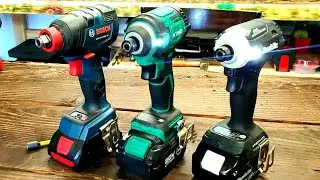 Amazon's Brushless 💥Kimo 20v impact  driver Gen #2  VS Bosch 18V Freak Gen #3, impact VS Makita 18V💥