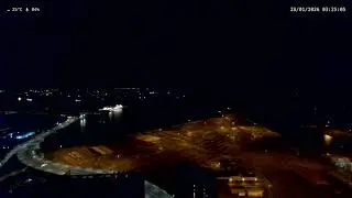 Port of Singapore Livestream (Tanjong Pagar live shipping webcam) with LoFi work beats