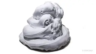 Shaving Foam Timelapse
