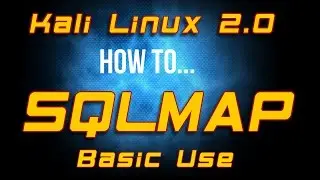 How To - Kali Linux 2.0 - SQLMAP Basic Usage