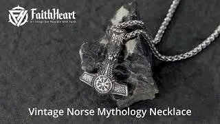 Thor's Hammer Necklace With Viking Compass