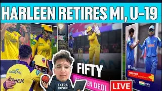 🔥MI-W DESTROYED💥 Harleen Deol Fifty, Response to Nayar?🤐 India U-19 WIN| Indian ODI Crisis?, Q&A