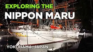 Exploring Japan's Nippon Maru Training Ship in Yokohama!