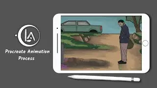 Procreate Animation Process | Line Work to Final