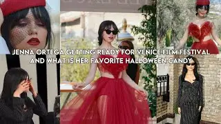 Jenna Ortega Getting Ready for the Venice Film Festival and What is Her Favorite Halloween Candy