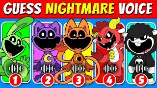 NIGHTMARE CRITTERS! 🔊🎵 Guess By VOICE | Quiz Poppy Playtime Chapter  4