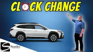 How to change the clock in 2023 Subaru