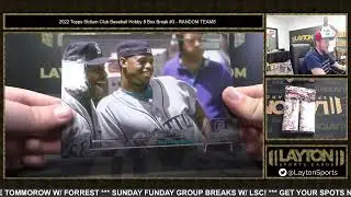 2022 Topps Stadium Club Baseball Hobby 8 Box Break #3   RANDOM TEAMS