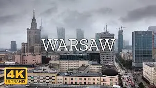 Warsaw, Poland 🇵🇱 | 4K Drone Footage