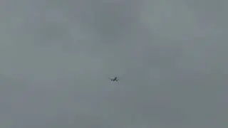 Bad weather caused the flight to spin in the air, unable to land on the runway, and return mid-air.