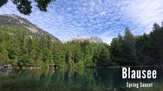 Sunset Dreams at Blausee | Calm Reflections & Alpine Beauty