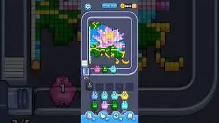Pixel Flow Level 3570 - The one with the purple flower 