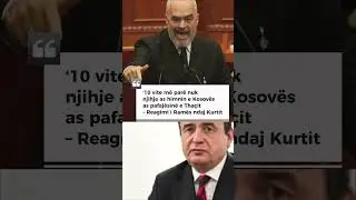 Reagimi i Ram&euml;s ndaj Kurtit: 10 vite m&euml; par&euml; nuk njihje as himnin e Kosov&euml;sas pafaj&euml;sin&euml; e Tha&ccedil;it