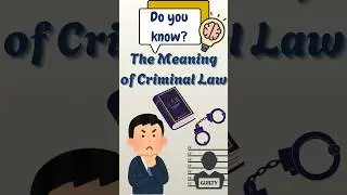 Don't panic! 🚨 Unlock the basic meaning of Criminal Law and crime now. #criminallaw #crime #society