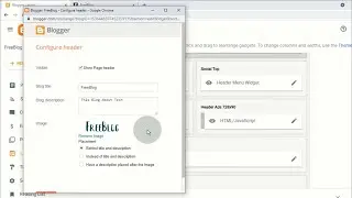 How To Change Logo on Blogger / BlogSpot.com