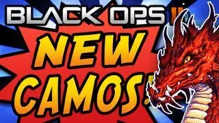 Black Ops 2 NEW CAMOS! - DRAGON, COMIC BOOK, CYBORG & PALADIN Camo DLC! (BO2 Gameplay)