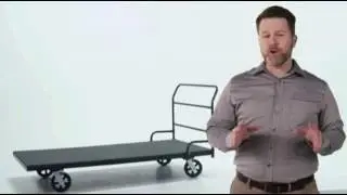Rectangular Table Dolly and Storage Moving Cart
