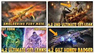 🟥SMOLDERING FURY M416 | 4.2 2ND ULTIMATE SET LEAK | 4.2 ULTIMATUM SET LEAKS | 4.2 GILT HONEY BADGER