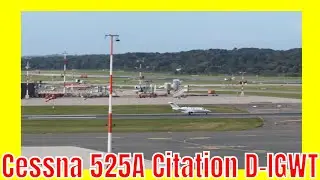 Sylt Air D-IGWT Cessna 525A Citation CJ2+   HAM-NAP  AWU713G Airplane Airline Airport