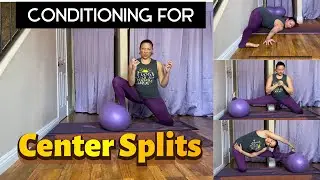 Center Splits Conditioning | Active Flexibility using the Peanut | with Natalie