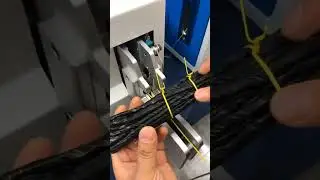 twist tie machine for cable wire #twistelectricwire #twisttiemachine #wirecablepackagingmachine