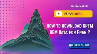 How to Download SRTM DEM Data for Free 🌍 | Step-by-Step
