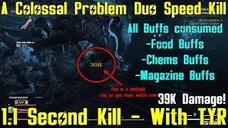 Fallout 76: Killing Earle Williams in 1.1 Seconds with TYR - 39K Damage