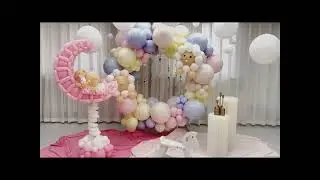Boho Balloon Decor Inspiration with Neutral Colors 🤎🌿#usa #balloonart #party