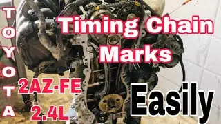 2AZ Engine Timing Marks